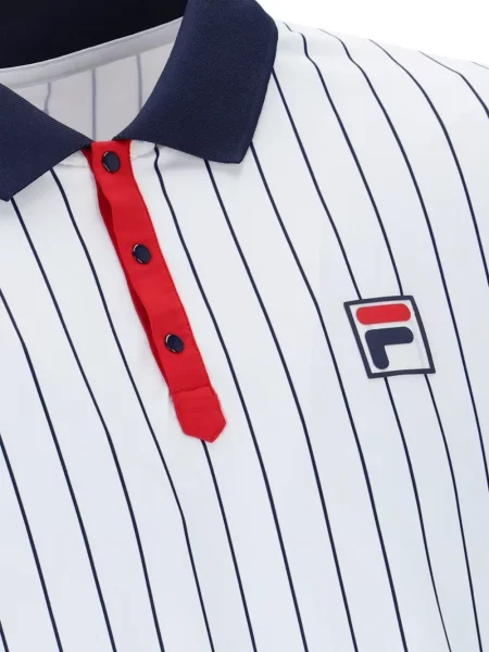Tricou polo Fila alb