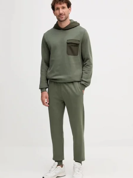 Colmar bluza z kapturem gładka zielony