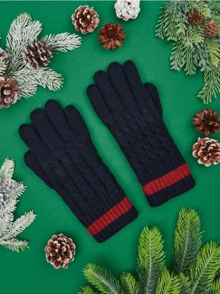 Перчатки Sinsay синие