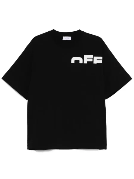 Tricou Off-white cu autograf alb