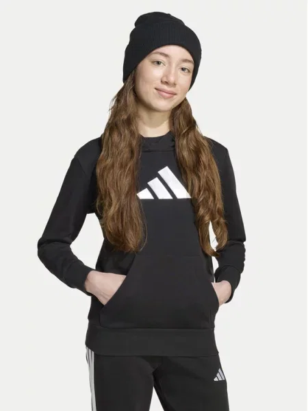 Adidas Суитшърт Glam Graphic черен