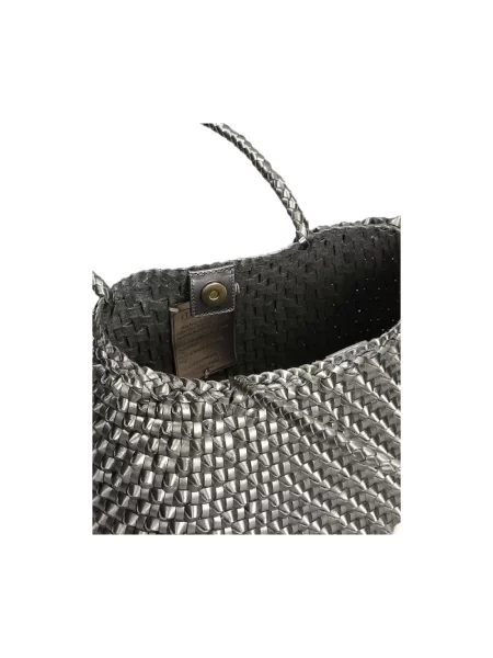 Shopperka Dragon Diffusion skórzana szara