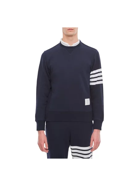 Bluza Thom Browne z paskiem niebieska