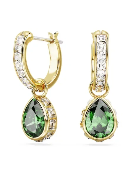Kolczyki Swarovski żółte