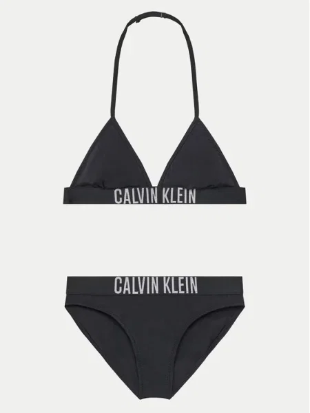 Calvin Klein Jeans kétrészes gyerek fürdőruha fekete