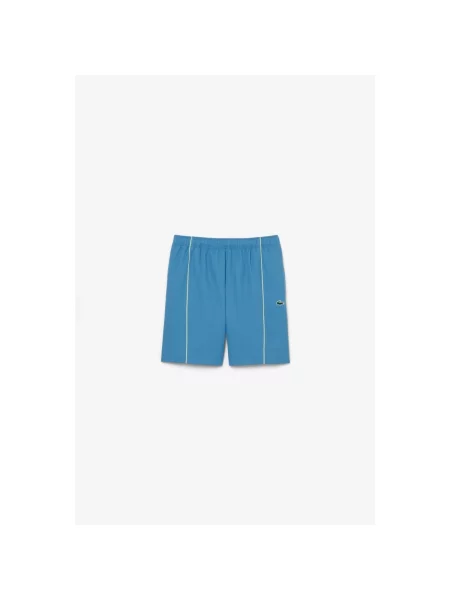 Pantaloni Lacoste albastru