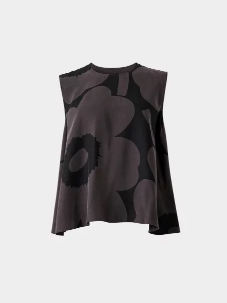 Marimekko Top SOMMITELMA UNIKKO metalic gri