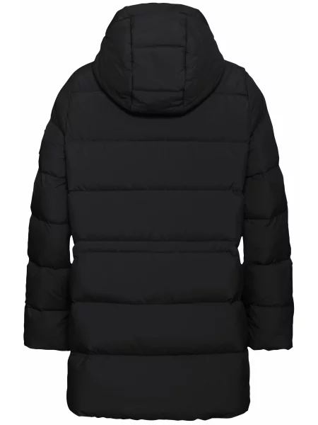 Длинный пуховик Jack Wolfskin черный