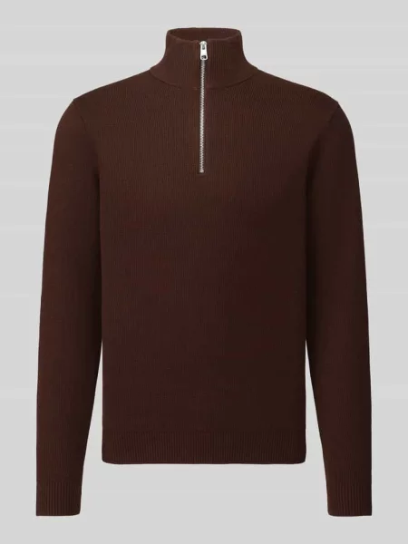 Bluza z kołnierzem o kroju regular fit z czystej bawełny model ‘DANE’ Selected Homme