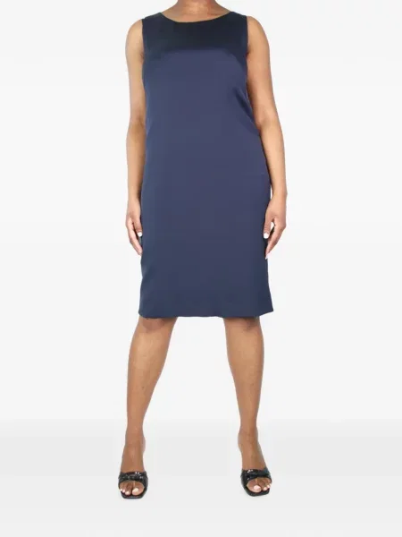 Rochie Akris fără mâneci albastru