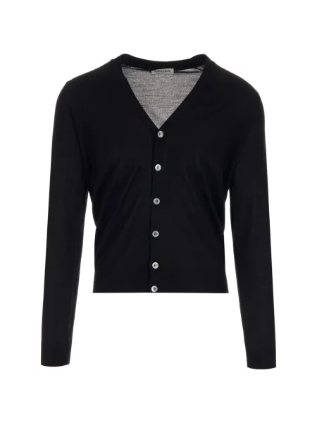 Cardigan Al Duca D’aosta 1902 de lână negru