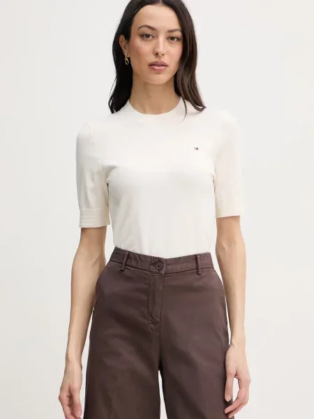 Tommy Hilfiger Tricou Galben bej