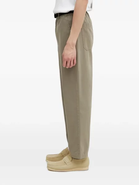 Cu centură pantaloni Barbour verde