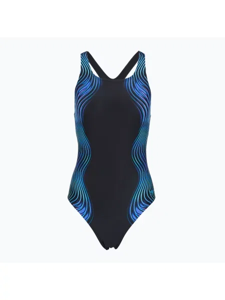 Costum de baie întreg pentru femei Speedo Print Medalist anthracite