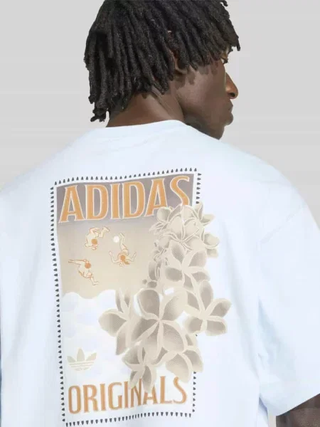 Adidas Originals T-shirt niebieska