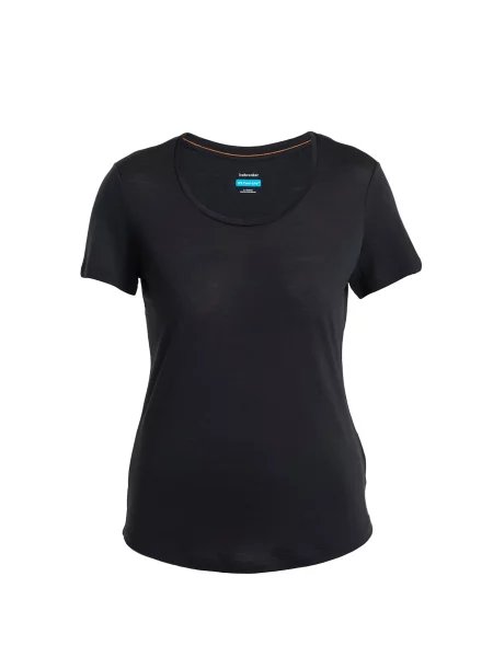 ICEBREAKER Funkční tričko Sphere III Scoop' černá