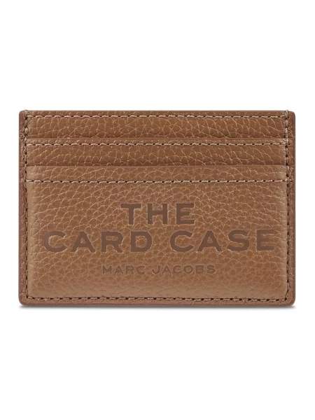 MARC JACOBS etui na karty skórzane THE CARD CASE brązowy