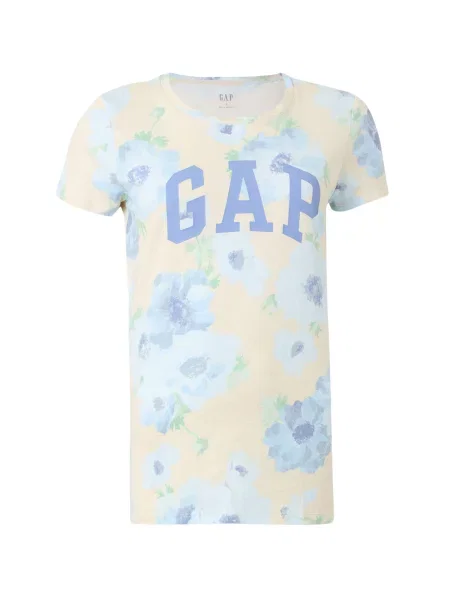 GAP Tricou CLASSIC / albastru deschis / verde mentă bej