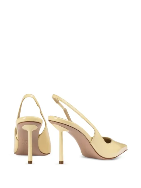 Pantofi cu toc Le Silla slingback galben
