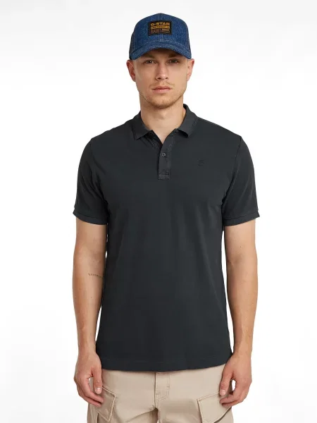 G-Star Raw Tricou polo Dunda albastru