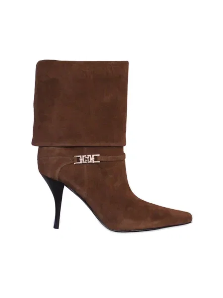 Buty do kostki Guess zamszowe brązowe