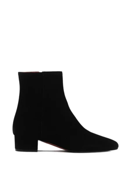 Cizme scurte Paul Warmer din piele negru