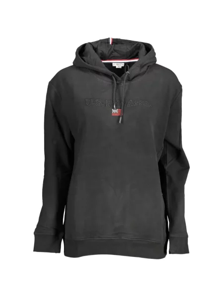 Hanorac cu glugă Polo Ralph Lauren cu broderie negru