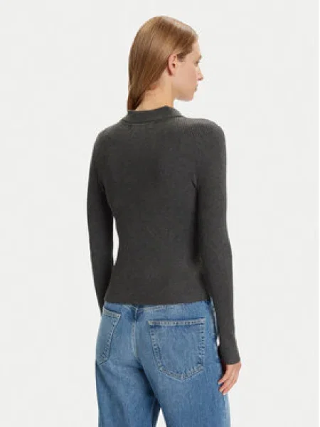VERO MODA Sveter VMSILJERIB antracitová sivá