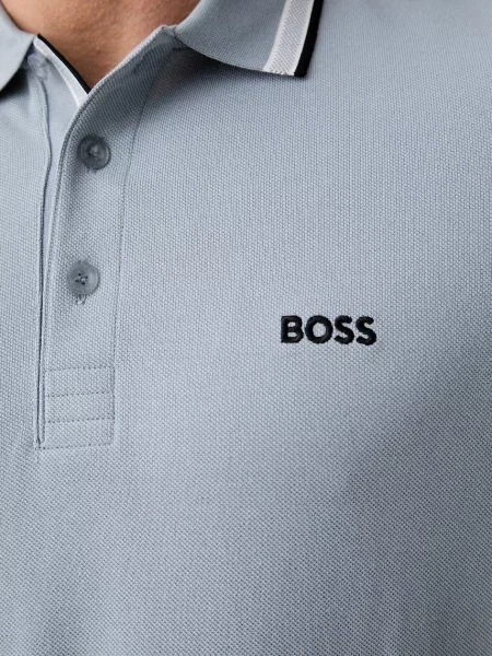 Поло Boss Green зеленое
