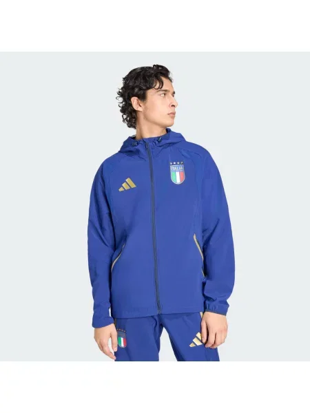 Wiatrówka Italy Tiro Travel Full Zip niebieska