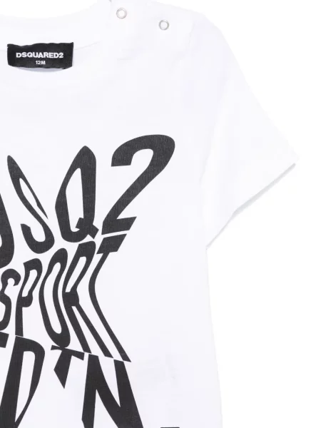 Dětské tričko Dsquared2 bílé