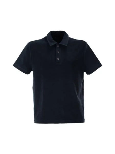 Koszulka polo A.p.c. klasyczna niebieska