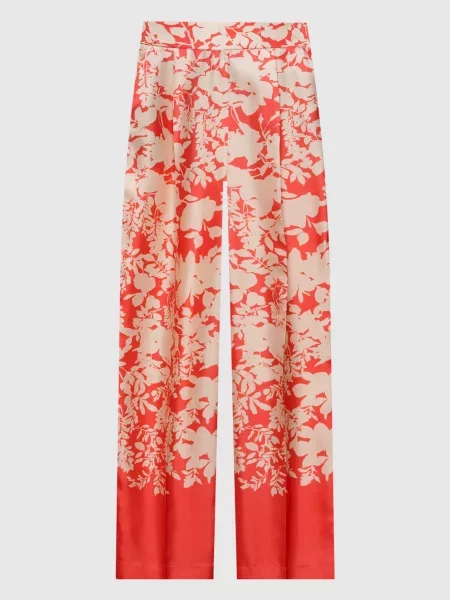 Штани із шовку Agnona рожеві