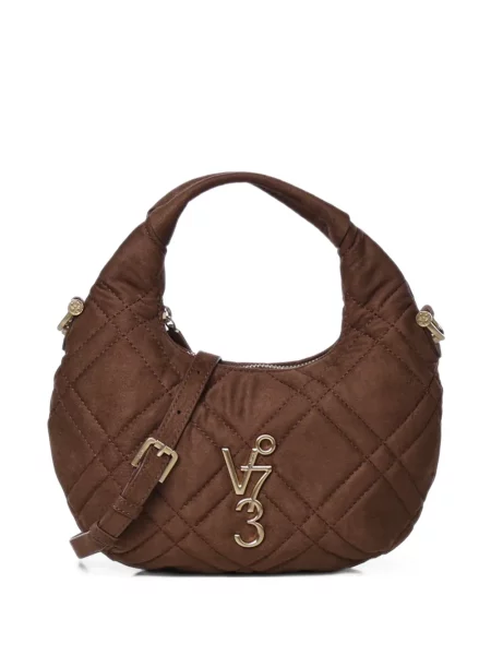 Matlasat geantă shopper V°73 cu autograf maro