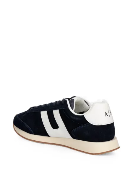 Sneakerși Armani Exchange cu imagine albastru