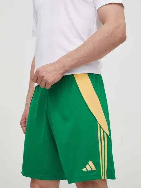 Adidas Performance pantaloni scurți de antrenament verde galben