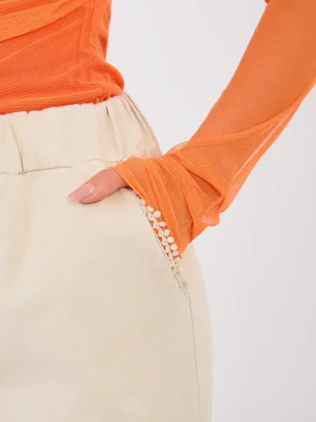 Pantaloni Italy Moda bej