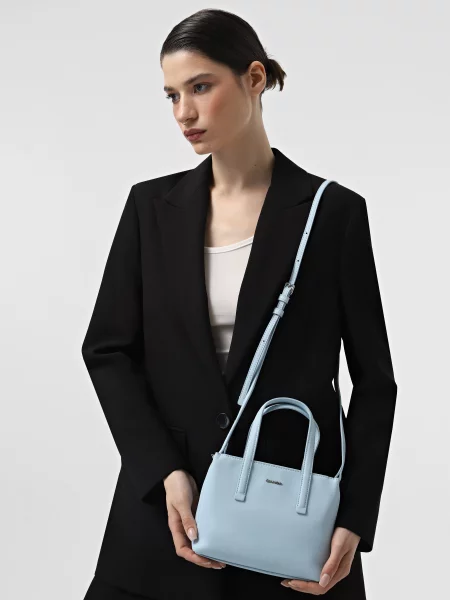 Calvin Klein Сумка Поліестер/поліуретан блакитний