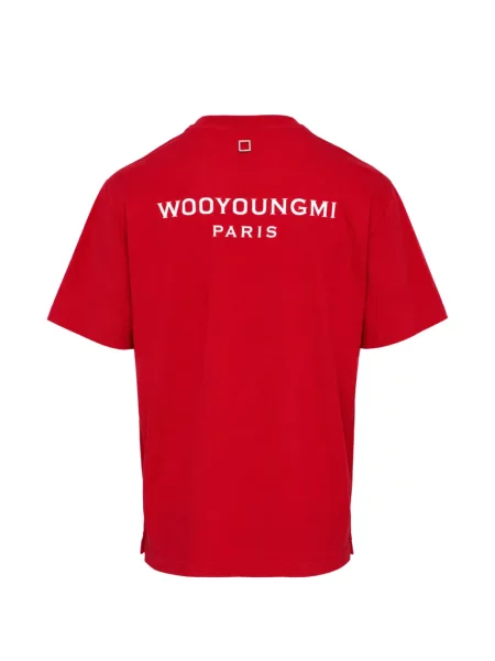 Tricou Wooyoungmi cu imagine roșu