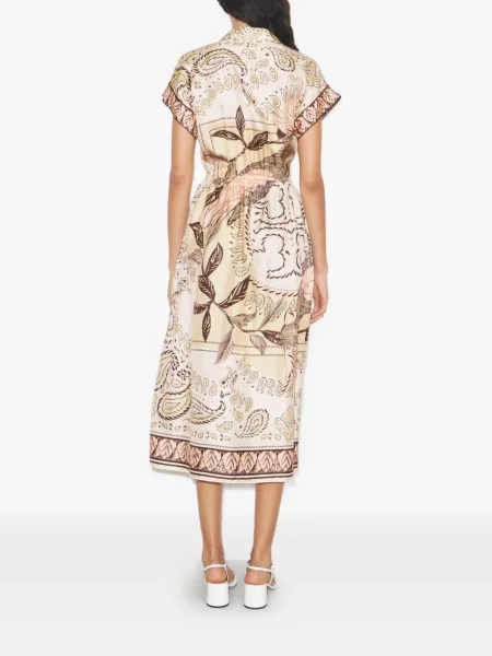 Rochie tip cămașă Tory Burch de mătase