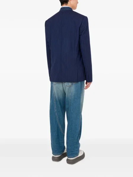 Pruhované sako Moschino modré