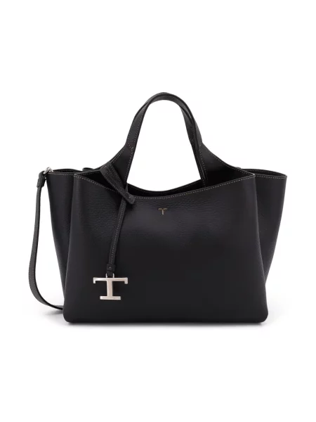 Torebka Tod's skórzana czarna