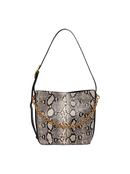 MICHAEL Michael Kors torebka skórzana Nolita beżowa