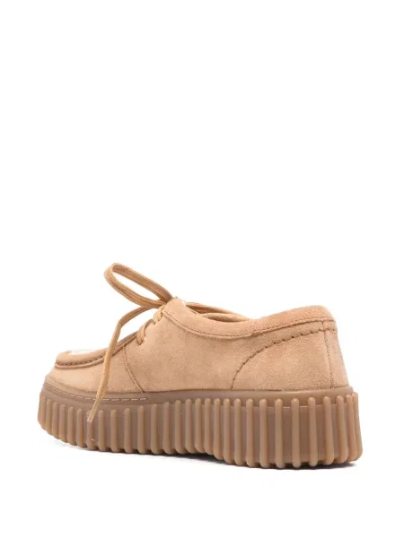 Pantofi Clarks cu șireturi din dantelă