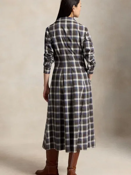 Polo Ralph Lauren Rochie tip bluză bleumarin / alb maro