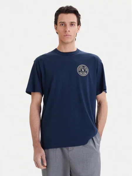 Versace Jeans Couture T-Shirt Granatowy