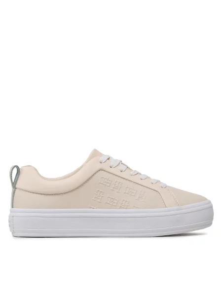 Αθλητικά Tommy Hilfiger μπεζ