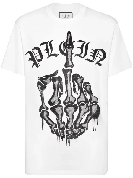 Tricou Philipp Plein alb