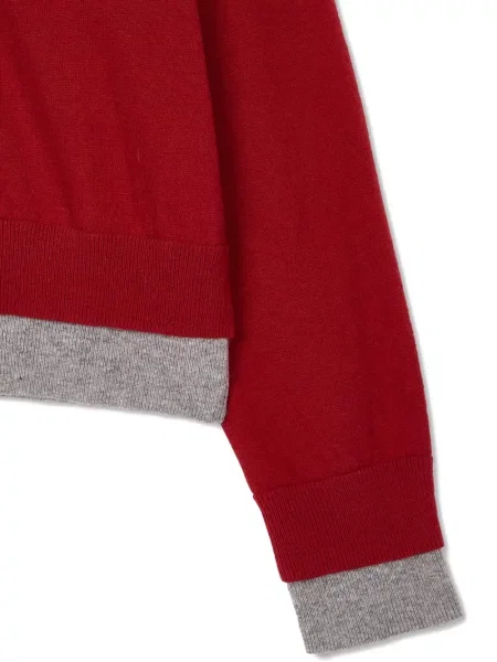 Cardigan Studio Tomboy cu broderie roșu