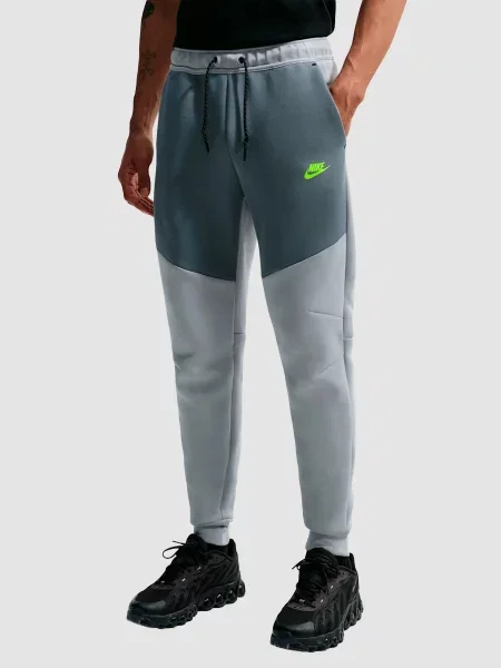 Джогери NIKE Tech Fleece бавовна/поліестер сірий
